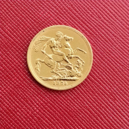 1875 Full Gold Sovereign Victoria Australia S Mint